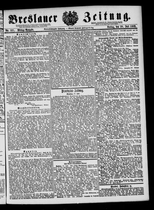 Breslauer Zeitung on Jul 28, 1882