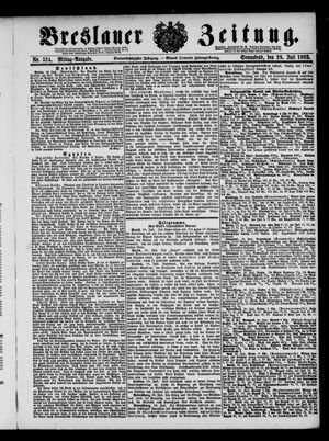 Breslauer Zeitung on Jul 29, 1882