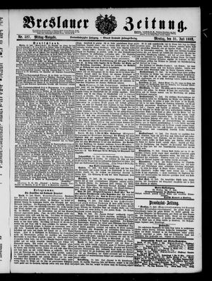 Breslauer Zeitung on Jul 31, 1882