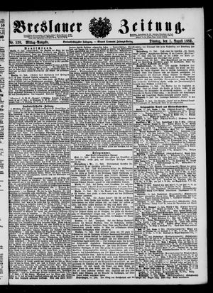 Breslauer Zeitung on Aug 1, 1882