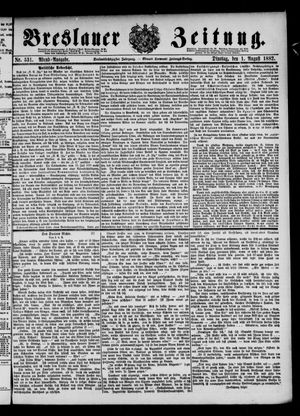 Breslauer Zeitung on Aug 1, 1882