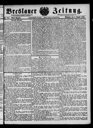 Breslauer Zeitung on Aug 2, 1882
