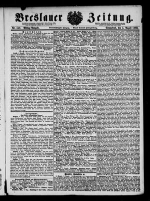 Breslauer Zeitung vom 05.08.1882
