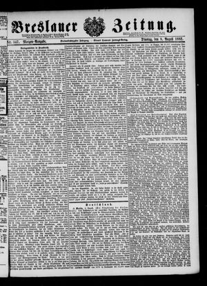 Breslauer Zeitung on Aug 8, 1882