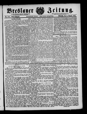Breslauer Zeitung on Aug 9, 1882