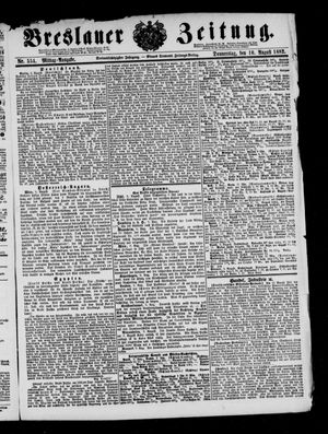 Breslauer Zeitung vom 10.08.1882