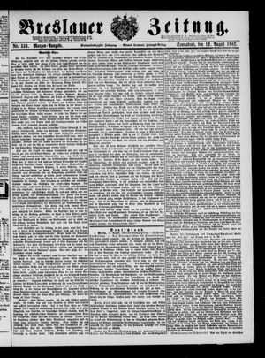 Breslauer Zeitung vom 12.08.1882