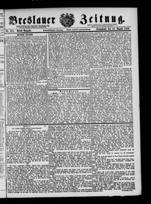 Breslauer Zeitung vom 12.08.1882