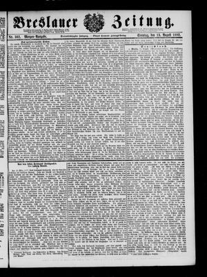 Breslauer Zeitung vom 13.08.1882