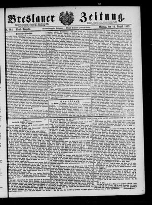 Breslauer Zeitung vom 14.08.1882