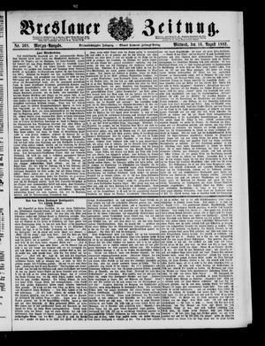 Breslauer Zeitung vom 16.08.1882
