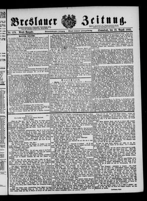 Breslauer Zeitung vom 19.08.1882
