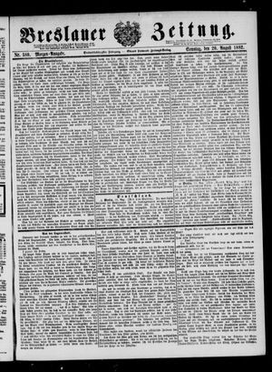 Breslauer Zeitung on Aug 20, 1882