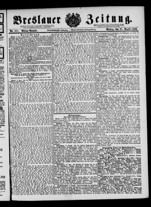 Breslauer Zeitung vom 21.08.1882