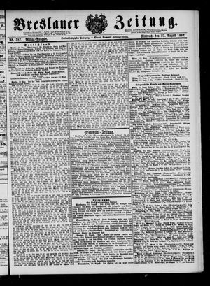 Breslauer Zeitung vom 23.08.1882