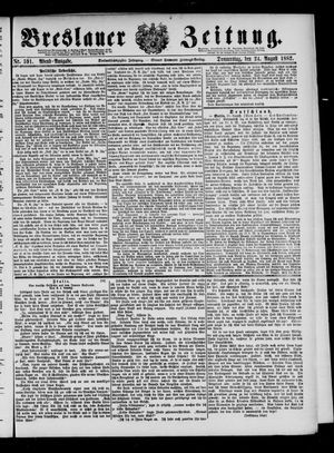 Breslauer Zeitung vom 24.08.1882