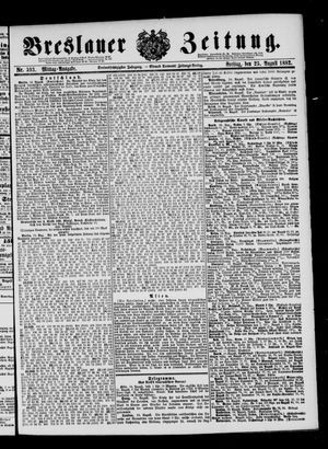 Breslauer Zeitung vom 25.08.1882