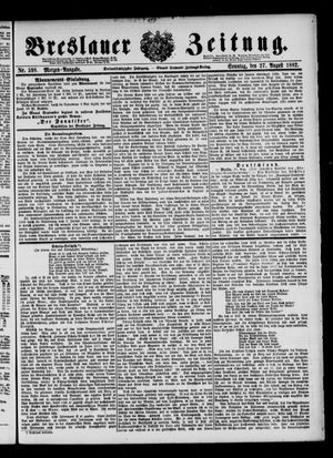 Breslauer Zeitung vom 27.08.1882