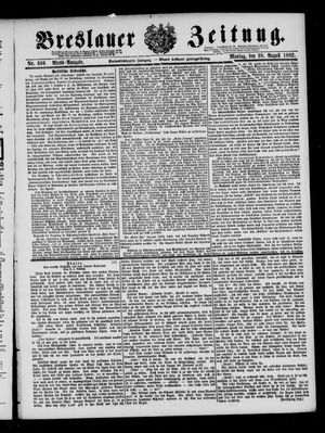 Breslauer Zeitung vom 28.08.1882
