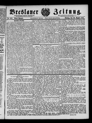 Breslauer Zeitung vom 29.08.1882