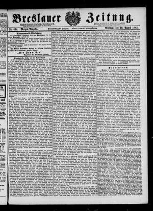 Breslauer Zeitung vom 30.08.1882