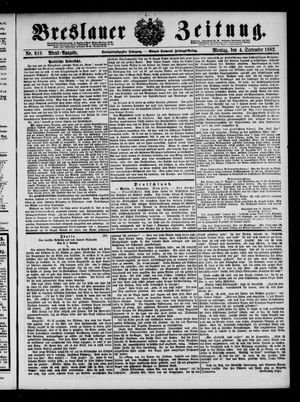 Breslauer Zeitung vom 04.09.1882