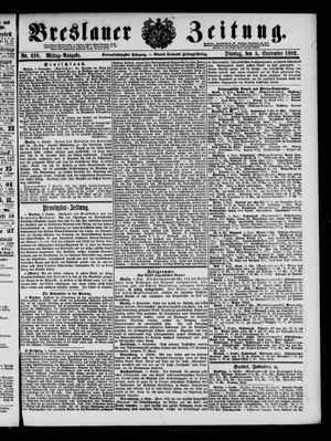 Breslauer Zeitung vom 05.09.1882
