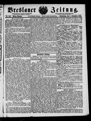 Breslauer Zeitung vom 07.09.1882