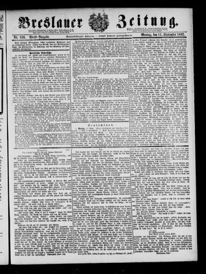 Breslauer Zeitung vom 11.09.1882