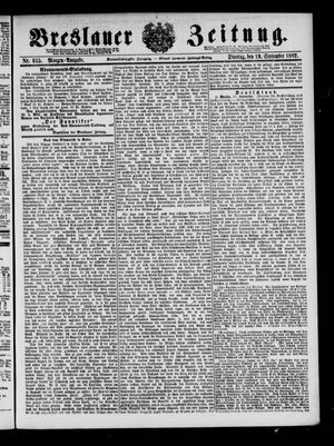 Breslauer Zeitung on Sep 19, 1882