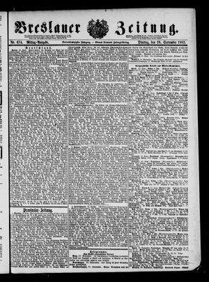 Breslauer Zeitung vom 26.09.1882