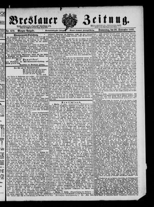 Breslauer Zeitung vom 28.09.1882