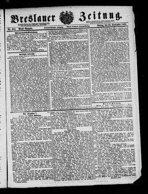 Breslauer Zeitung vom 29.09.1882