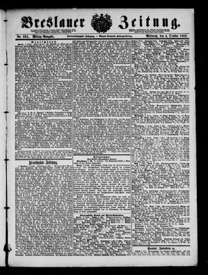 Breslauer Zeitung on Oct 4, 1882
