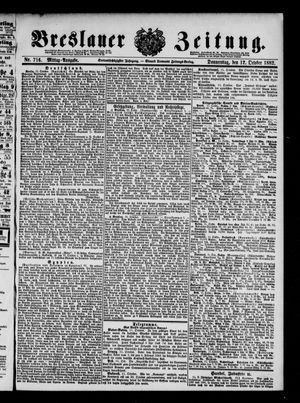 Breslauer Zeitung vom 12.10.1882