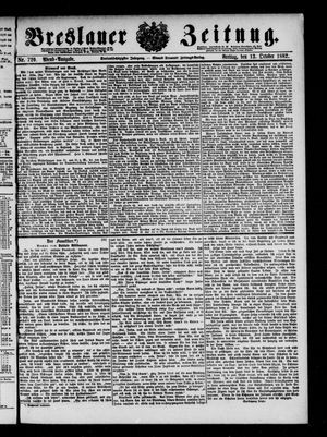 Breslauer Zeitung vom 13.10.1882