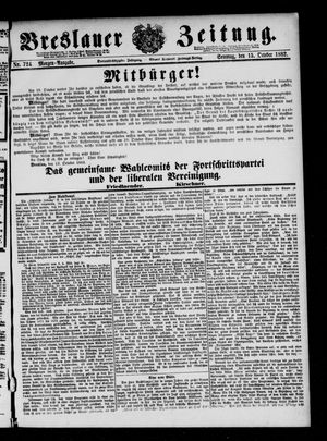 Breslauer Zeitung vom 15.10.1882