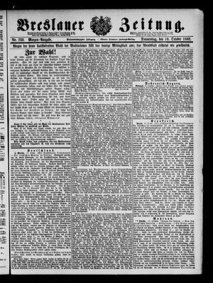 Breslauer Zeitung on Oct 19, 1882