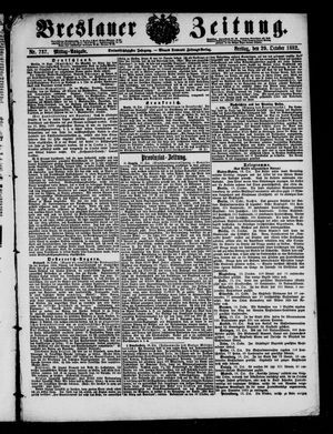 Breslauer Zeitung vom 20.10.1882