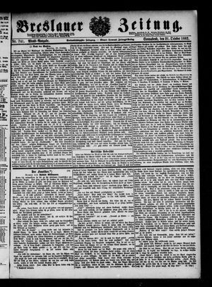 Breslauer Zeitung on Oct 21, 1882