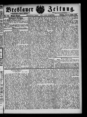 Breslauer Zeitung vom 22.10.1882