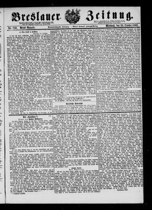Breslauer Zeitung vom 25.10.1882