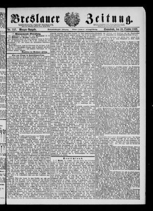 Breslauer Zeitung vom 28.10.1882