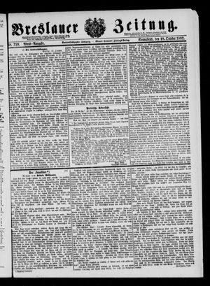 Breslauer Zeitung vom 28.10.1882