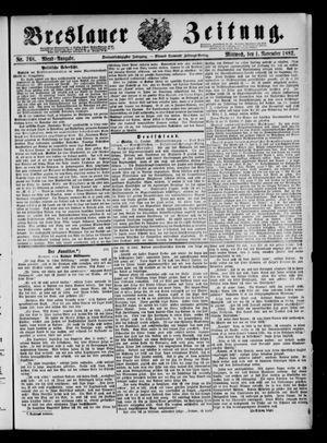 Breslauer Zeitung vom 01.11.1882