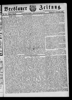 Breslauer Zeitung vom 07.11.1882