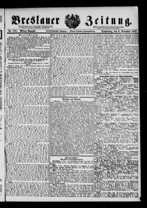 Breslauer Zeitung vom 09.11.1882