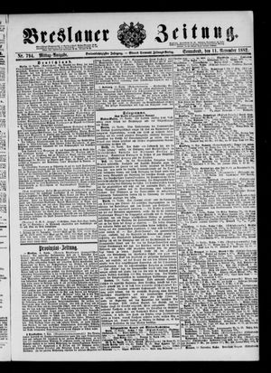 Breslauer Zeitung vom 11.11.1882