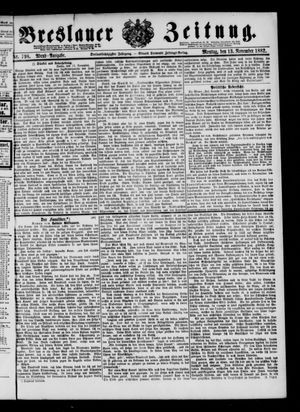 Breslauer Zeitung vom 13.11.1882