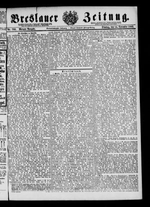 Breslauer Zeitung vom 14.11.1882